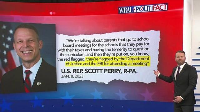 Fact-checking GOP congressman on claim about FBI investigations into parents