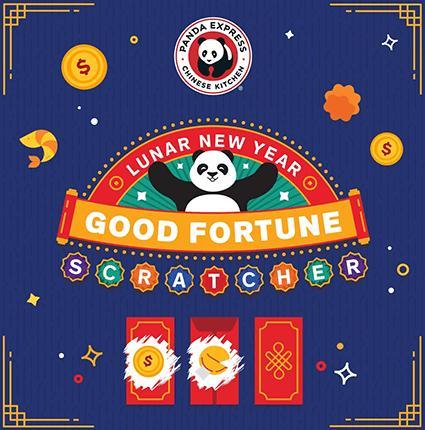Panda Express launches instant win Good Fortune Scratcher Game online