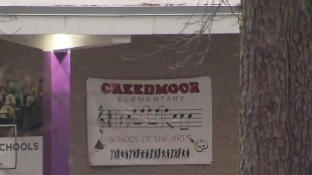 Students, staff march to protest potential closure of Creedmoor Elementary school ahead of vote