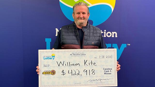 Cary man will use $400,000 jackpot to buy a home