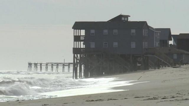 Outer Banks homes at risk, funds to build back beaches in Rodanthe run out