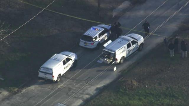Sky 5 flies over Robeson County shooting
