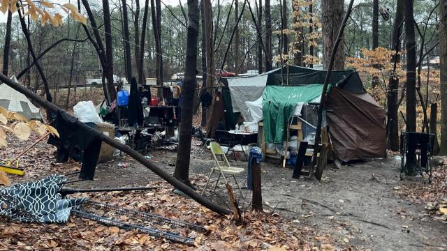 Wake Co. reports 20 homeless camps during yearly count of unsheltered population