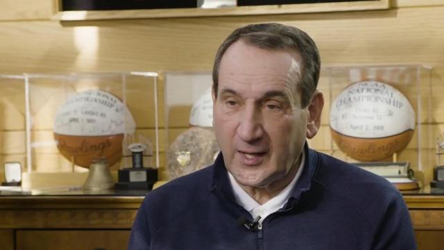 Coach K discusses his 'purpose' in retirement, how he's lending his coaching talents now  