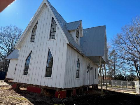 Historic Ivey-Ellington House in Cary is slated to be moved to Academy Street to make room for a new development. 