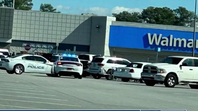 Police respond to shots fired outside Walmart in Wilson