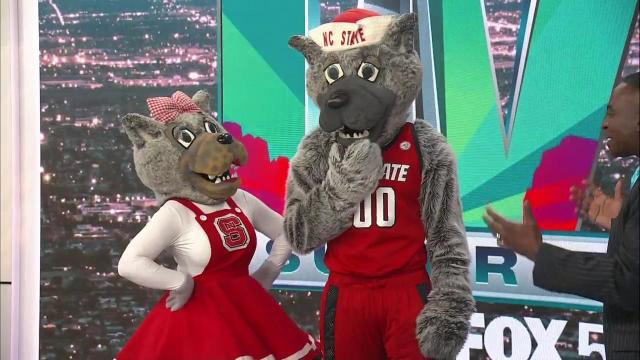 Mr. and Mrs. Wuf gear up for Super Bowl LVII