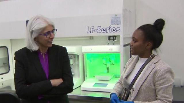 White House science advisor visits NC State to see student innovation