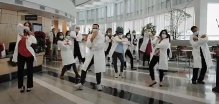 The dancing doctors at UNC Children's Hospital are back