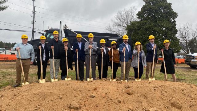 Rolesville breaks ground on transformation project