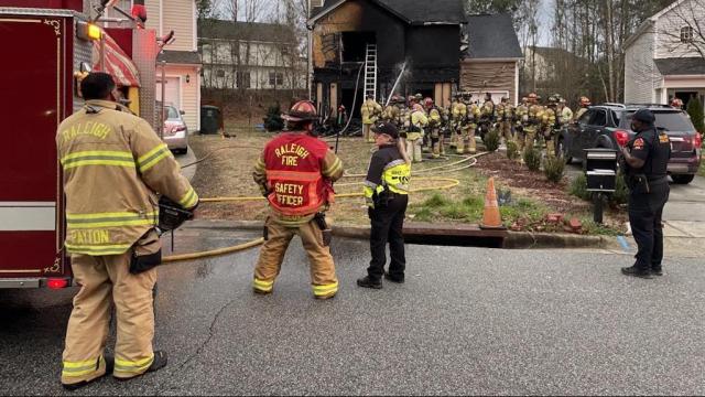 Seven displaced after house fire in Raleigh Friday