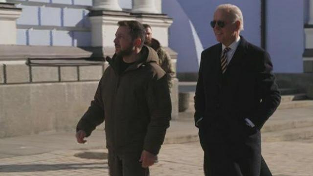 President Biden makes surprise visit to Kyiv