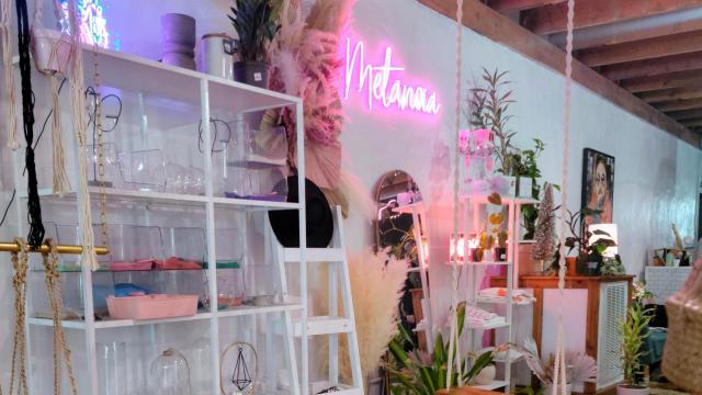 Metanoia has a plant lab -  a do-it-yourself plant potting and a terrarium crafting activity station. (Tandra Wilkerson)