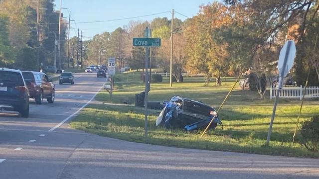 Raleigh police officer involved in crash on Trawick Road