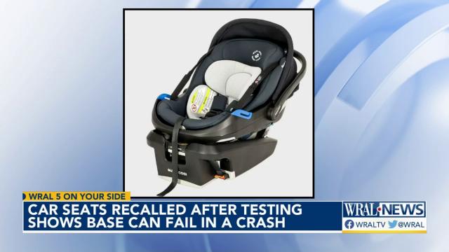 Nearly 60 thousand car seats are being recalled that could fail in a crash