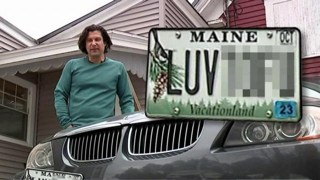 A driver in Maine lost battle over Vegan license plate