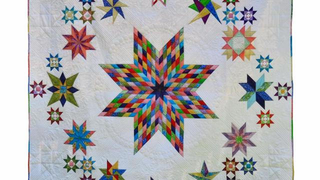 Rainbow of comfort: More than 130 quilts on display at NC State Fairgrounds