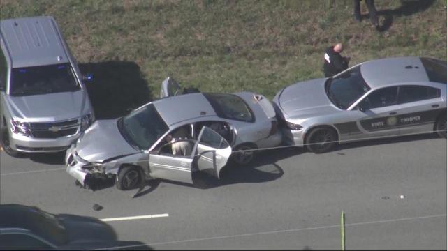 Troopers find handgun, machete in car that led them on chase, crashed in Harnett County