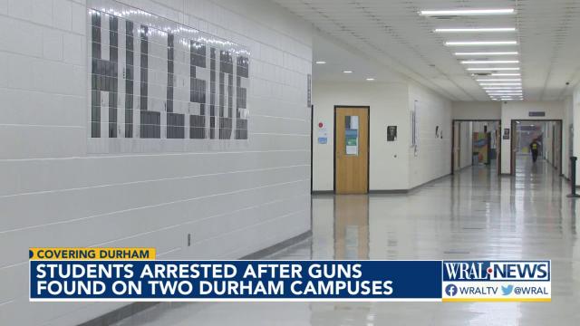 Guns on campus: School officers make arrests at two Durham schools