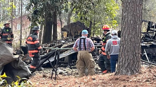 Explosion, fire levels home in Sampson County, leaving victim with severe burns