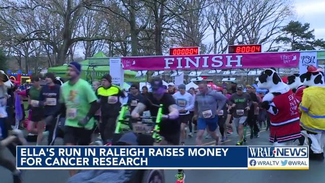 Ella's race took place Saturday for a young girl who died after battling a rare, non-operable cancer