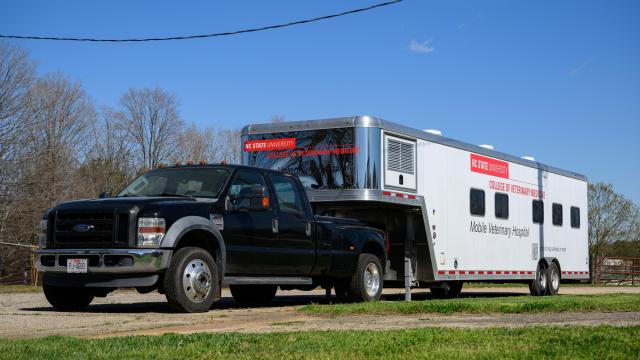 NC State mobile hospital provides essential veterinary care where it's needed most
