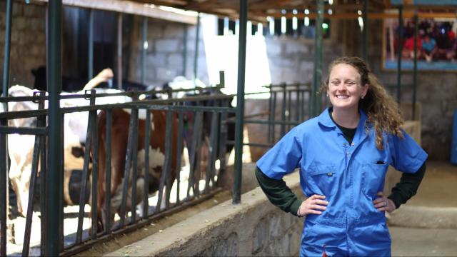 After a detour into teaching, Sabra McCallister fulfills her veterinary dream