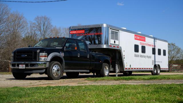 NC State mobile hospital provides essential veterinary care where it’s needed most