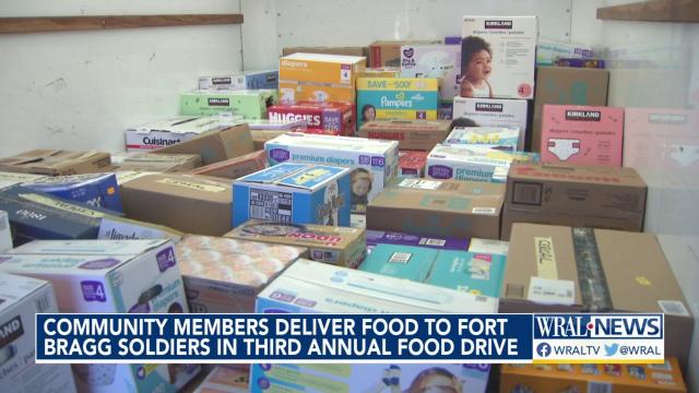 Food drive delivers for Fort Bragg soldiers