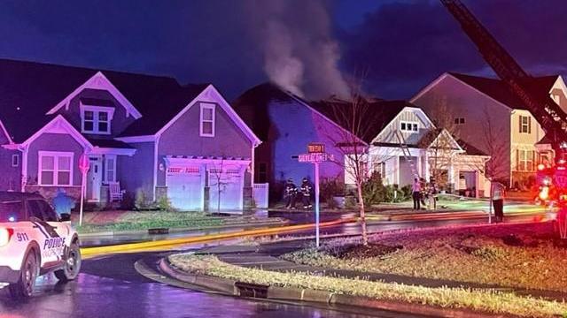 House fire rekindles in Knightdale neighborhood