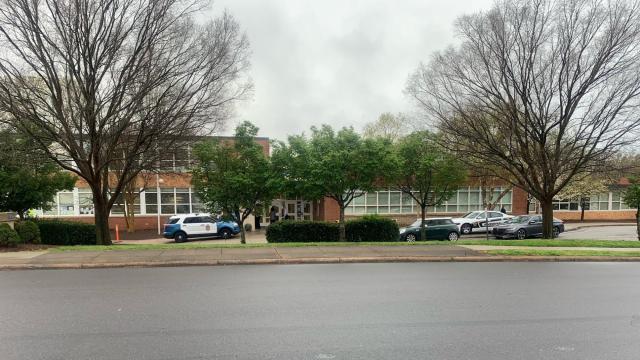 Police stationed outside Ligon Magnet Middle School after nearby shooting