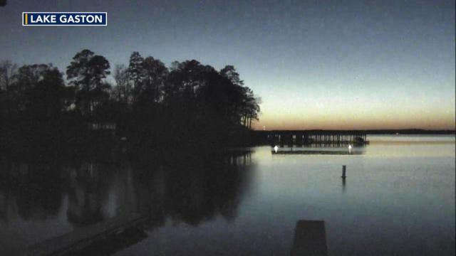 Sunset at Lake Gaston in North Carolina