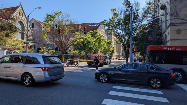 Gas leak repaired in downtown Raleigh, roads will be closed 4 to 5 hours 