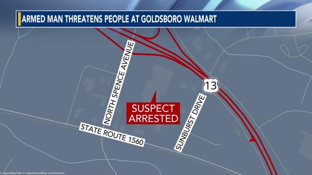 Police: Man threatened people with gun in Goldsboro Walmart 
