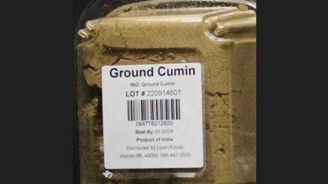 Ground cumin recalled due to potential salmonella contamination