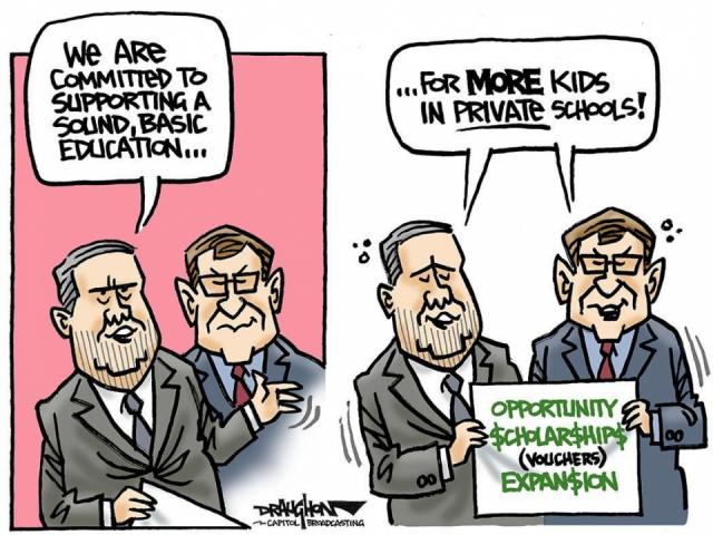 DRAUGHON DRAWS: Taxpayer funding opportunities for private schools