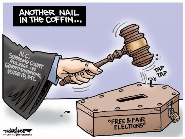 Editorial: N.C. Supreme Court opens door to rigged elections