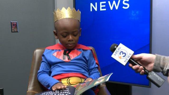 4-year-old superhero writes book to help others learn to read