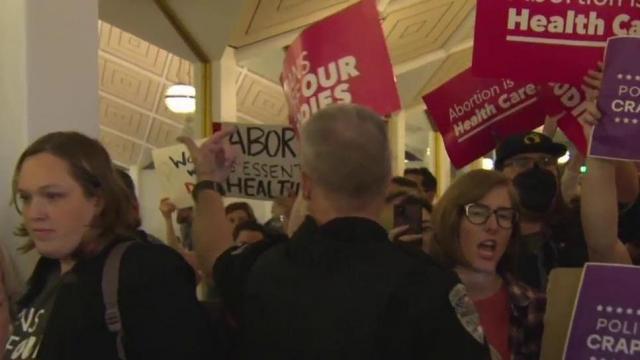 Some celebrate, others upset after party-line vote to restrict abortion access