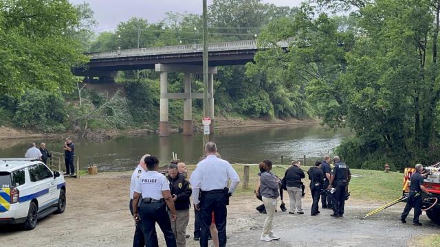 Fayetteville officers jump into Cape Fear to save man who jumped from bridge