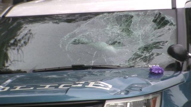 Man rushed to hospital after being hit by Raleigh police vehicle on way to call  