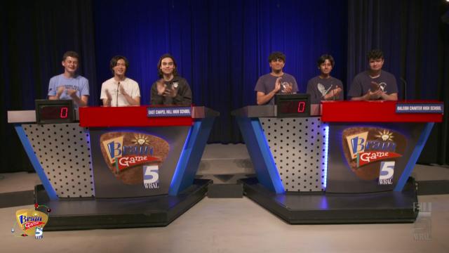 Brain Game Finals, May 20: East Chapel Hill vs Raleigh Charter