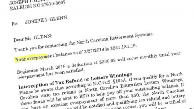 Raleigh couple's retirement dreams vanish with $240,000 mistake by the state
