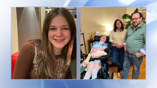 More than a year later: Daughter still unable to walk, talk after being hit at crosswalk
