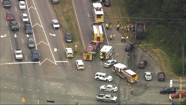 Fatal crash closes part of Louisburg Road in Raleigh