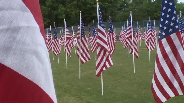 Visitors pay respects to service members at Field of Honor in Raleigh   