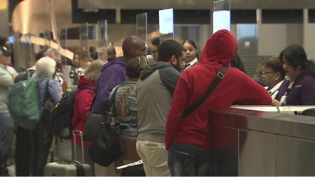 Stress test for airlines as millions travel home after holiday weekend