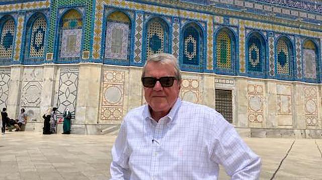 David Crabtree, former WRAL anchor and now CEO of PBS North Carolina, is spending Memorial Day in Jerusalem.
