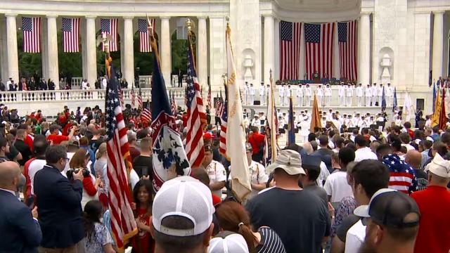 President Biden gives a Memorial Day address honoring troop's sacrifice 