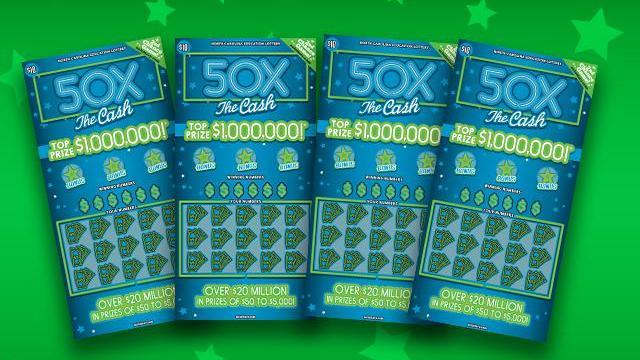 Travis Davis won a $1 million prize and bought his lucky 50X The Cash ticket from Five Points Family Fare on Glenwood Avenue in Raleigh.